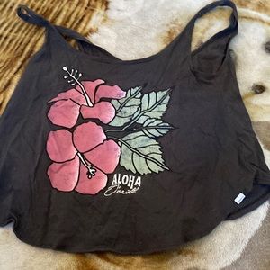 Aloha flower tank top